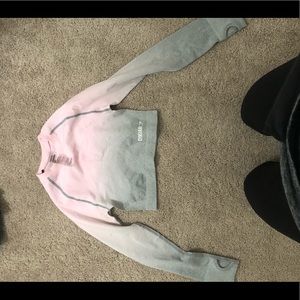 Gym Shark crop long sleeve top